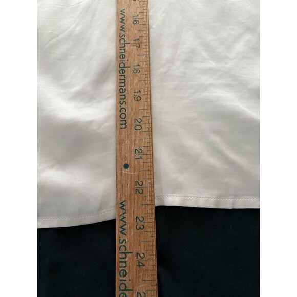 Magali Pascal Slip Dress Medium Cream Lace Trim Adjustable Straps Luxury Base - Picture 11 of 16